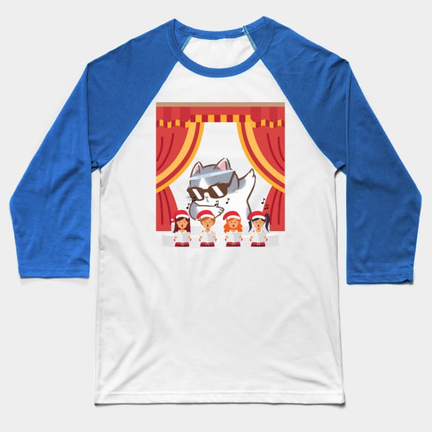 Christmas Cheer Baseball T-Shirt by Tee Trendz